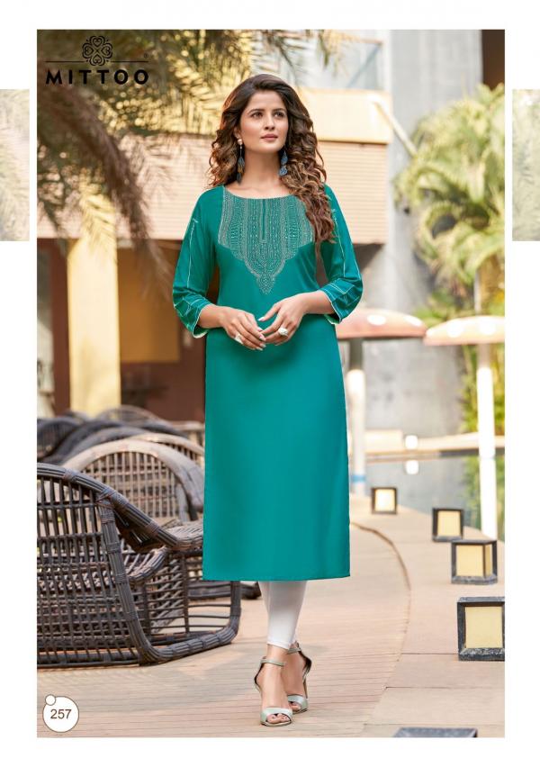 Mittoo Payal 18 Heavy Rayon Designer Kurti Collection